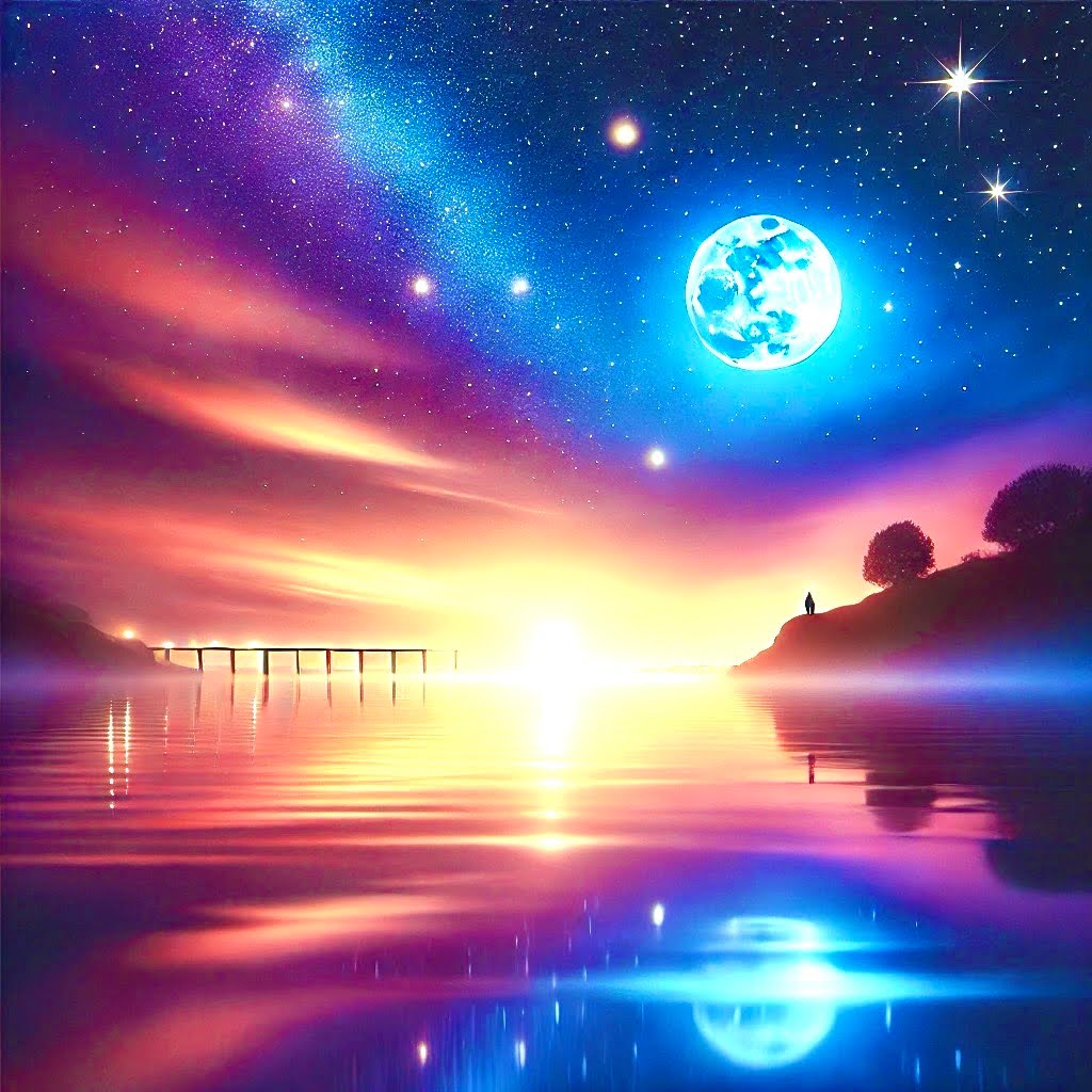 夕暮れの旅人
